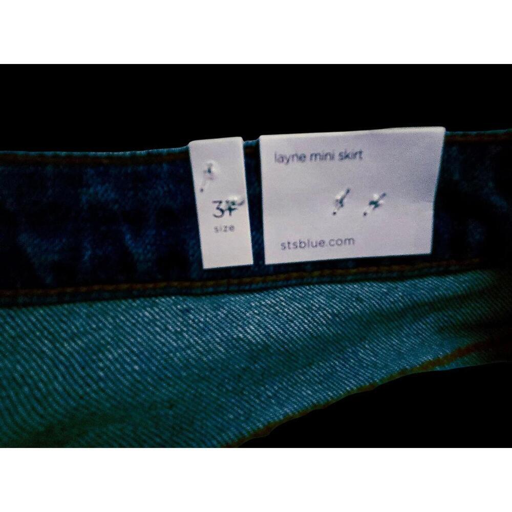 STS Blue Mini Skirt From Nordstrom Rack...New With Tags Size 31 - Picture 5 of 6